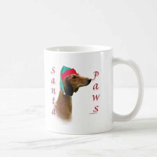 Saluki Santa Paws Kaffeetasse (Rechts)