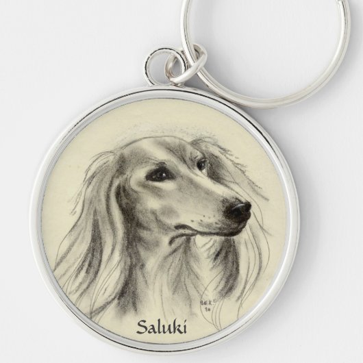 SALUKI SCHLÜSSELANHÄNGER (Vorne)