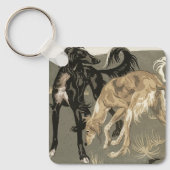 Saluki Schlüsselanhänger (Vorderseite)