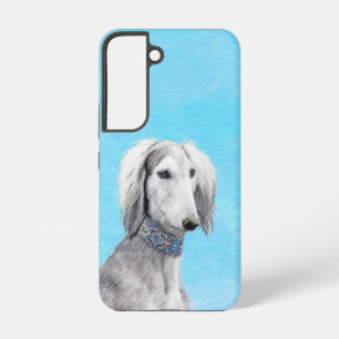 Saluki (Silber) Malerei - Niedliche Original Hunde Samsung Galaxy Hülle