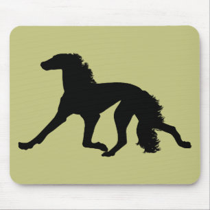 Saluki-Silhouette Mousepad