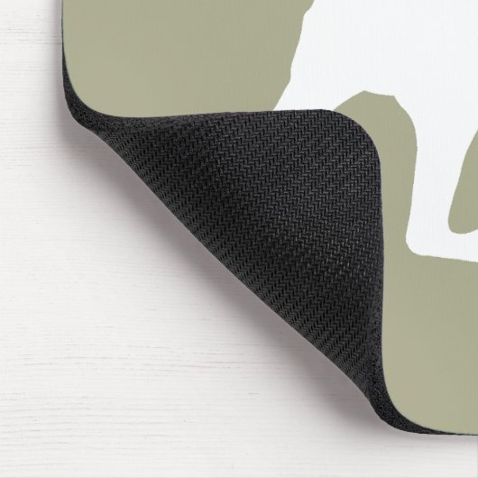 Saluki-Silhouette Mousepad (Ecke)