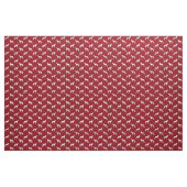 Saluki Silhouette-Muster-Rot Stoff (Yard (91,4 cm))
