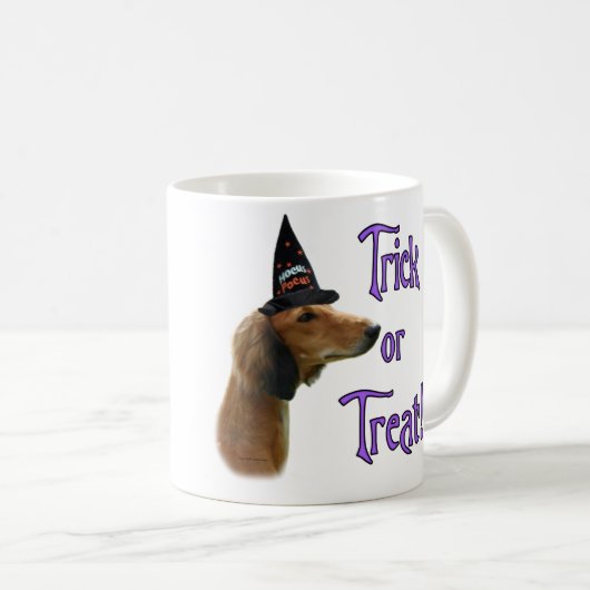 Saluki Trick Kaffeetasse (VorderseiteRechts)