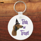 Saluki Trick Schlüsselanhänger (Vorderseite)