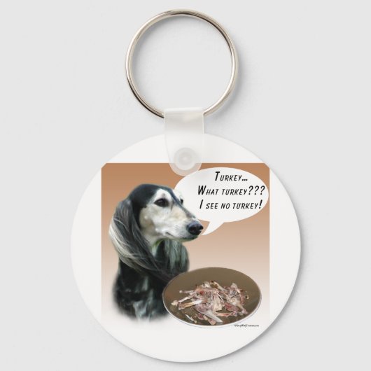 Saluki Türkei Schlüsselanhänger (Vorderseite)