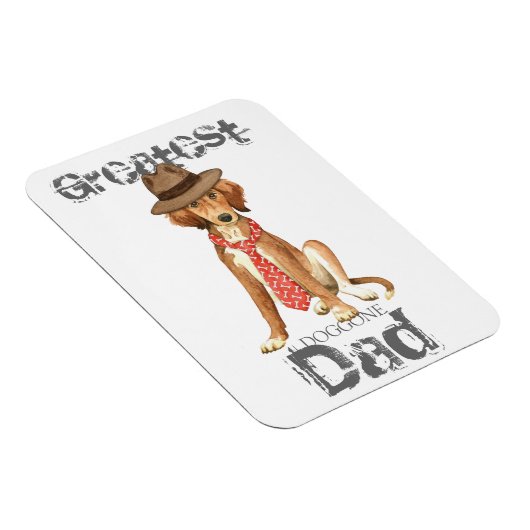 Saluki-Vater Magnet (Rechte Seite)