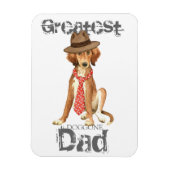 Saluki-Vater Magnet (Vertikal)