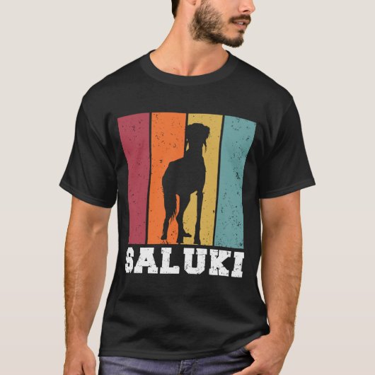 Saluki Vintag 2 T-Shirt (Vorderseite)