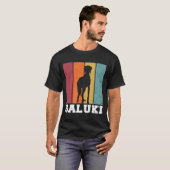 Saluki Vintag 2 T-Shirt (Vorne ganz)