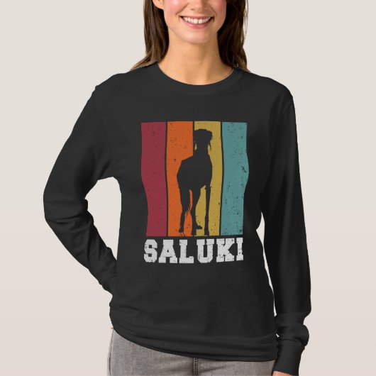 Saluki Vintage  2 T-Shirt (Vorderseite)