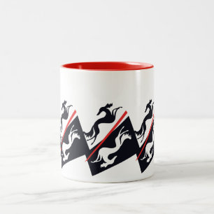 SalukisBecher Zweifarbige Tasse