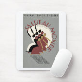 Salut Au Monde Mousepad (Mit Mouse)