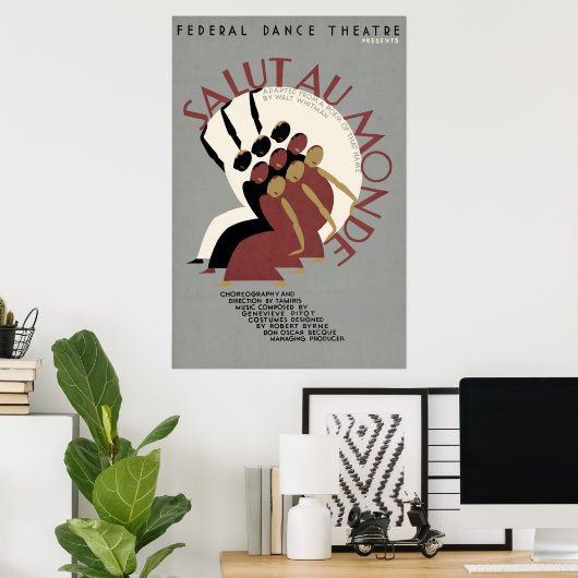 Salut Au Monde Poster (Heimbüro)