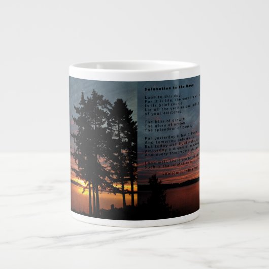 Salutation to the Dawn 20oz Coffee Tasse (Vorderseite)