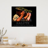 Salute Poster (Küche)