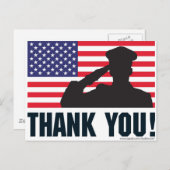 Salute Postkarte (Vorne/Hinten)