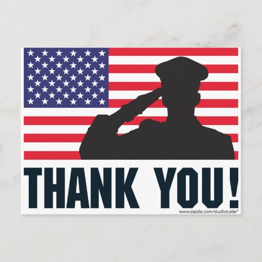 Salute Postkarte (Vorderseite)