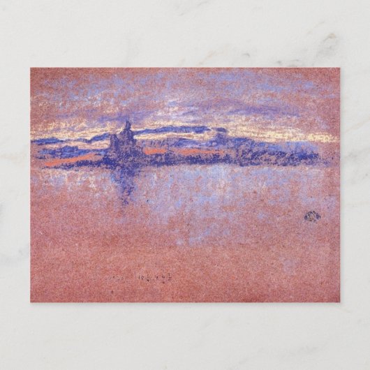 Salute, Sundown, gerahmt von Whistler Postkarte (Vorderseite)