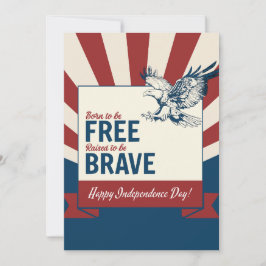 Salute to Independence, Grußkarte Dankeskarte