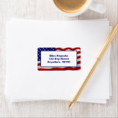 Salute zu den Patrioten der 40er Jahre Adressaufkleber (Insitu)