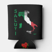 *~* Saluti Karte Italienisch Italienische Sprache Dosenkühler (Rückseite)