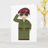Saluting Card für Offiziere der britischen Armee Karte (Gelbe Blume)