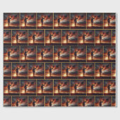 Saluting Flag Geschenkpapier (Flach)