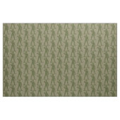 Saluting Soldier Camouflage Grüne Silhouette Stoff (Fat Quarter (45,7 x 55,9 cm))