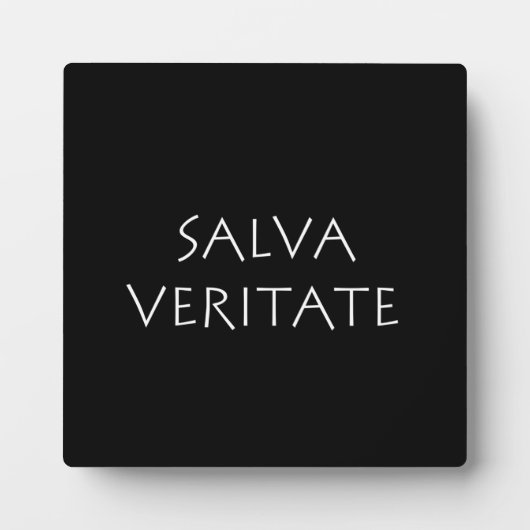 Salva veritate fotoplatte (Vorderseite)