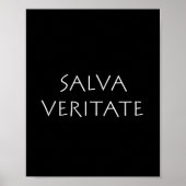 Salva veritate poster (Vorne)