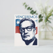 Salvador Allende - Venceremos Postkarte (Stehend Vorderseite)