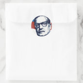 Salvador Allende - Venceremos Runder Aufkleber (Tasche)