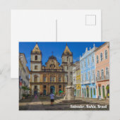 Salvador, Bahia, Brasilien, Plaza Postkarte (Vorne/Hinten)