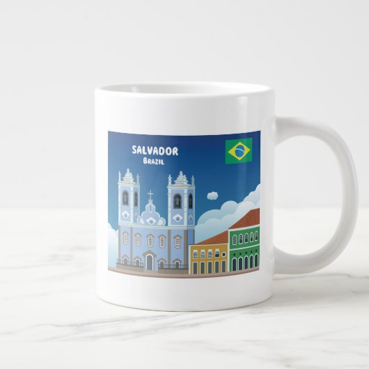 Salvador, Brasilien Jumbo-Tasse (Rechts)