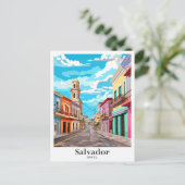 Salvador Brasilien Kunstmuseum Postkarte (Stehend Vorderseite)