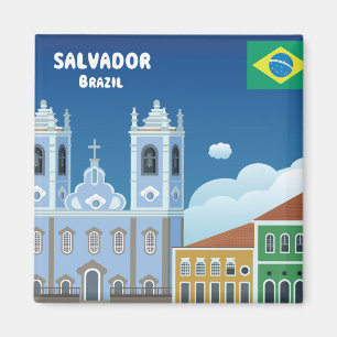 Salvador Brasilien Magnet