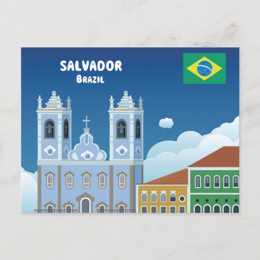 Salvador Brasilien Postkarte (Vorderseite)