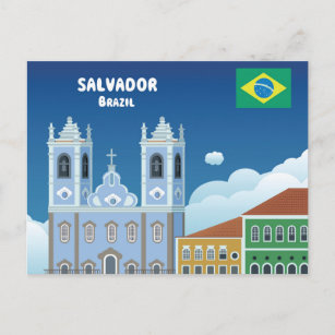Salvador Brasilien Postkarte