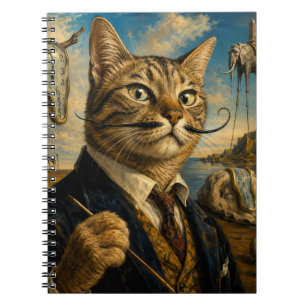 Salvador Dalí Katzen-Selbstporträt   Lustiger Surr Notizblock