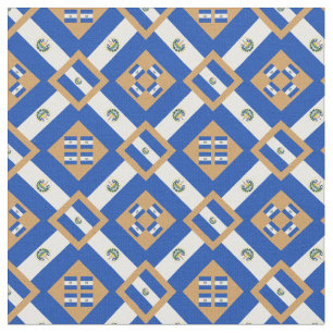 Salvador Flag & Trendy El Salvador Fabric mode Stoff