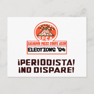 Salvador Press Assn 1984 Postkarte
