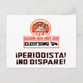 Salvador Press Assn 1984 Postkarte