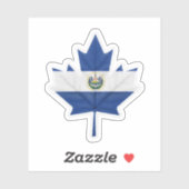 Salvadoran-Canadian Aufkleber (Blatt)