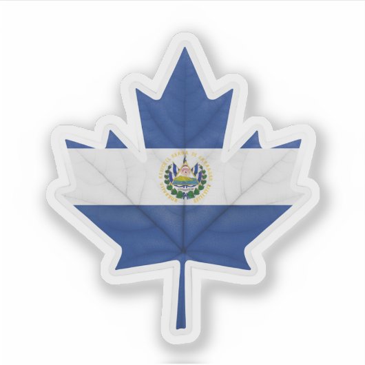 Salvadoran-Canadian Aufkleber (Vorderseite)