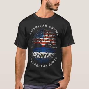 Salvadoran Roots El Salvador Flag T-Shirt