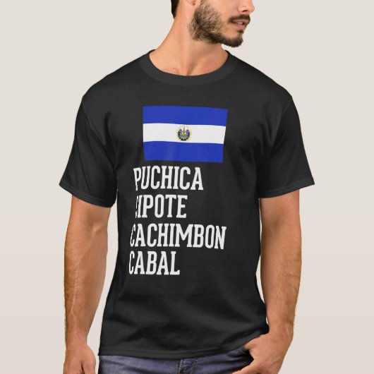 Salvadorianische Flagge DNA El Salvador Salvadoreñ T-Shirt (Vorderseite)
