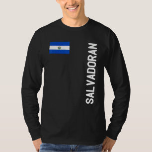 Salvadorianische Flagge und El Salvador Wurzeln T-Shirt