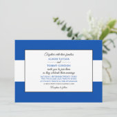 Salvadorische Flagge, Flagge von El Salvador Hochz Einladung (Stehend Vorderseite)