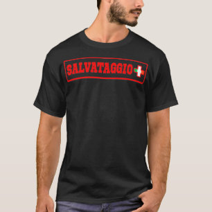 Salvataggio Italienischer Rettungsschwimmer T-Shirt